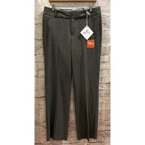 Dockers Womens 10M 32 x 33 Trouser Leg Pant Gray Herringbone NEW Slimming